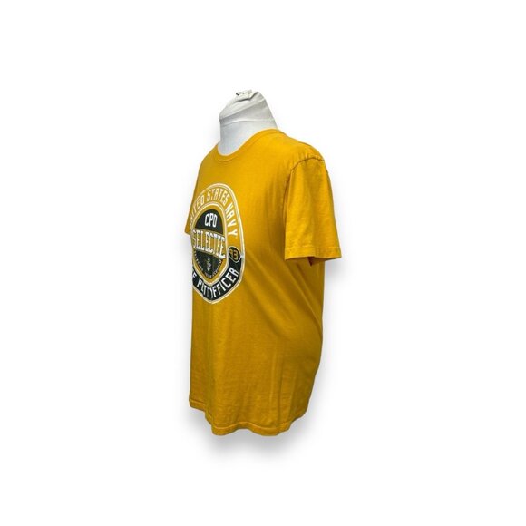 7.62Design Mens Short Sleeve US NAVY Pride CPO Selectee Graphic Tee Gold L - Picture 4 of 7